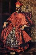 El Greco Portrait of Cardinal Don Fernando Nino de Guevara Sweden oil painting reproduction
